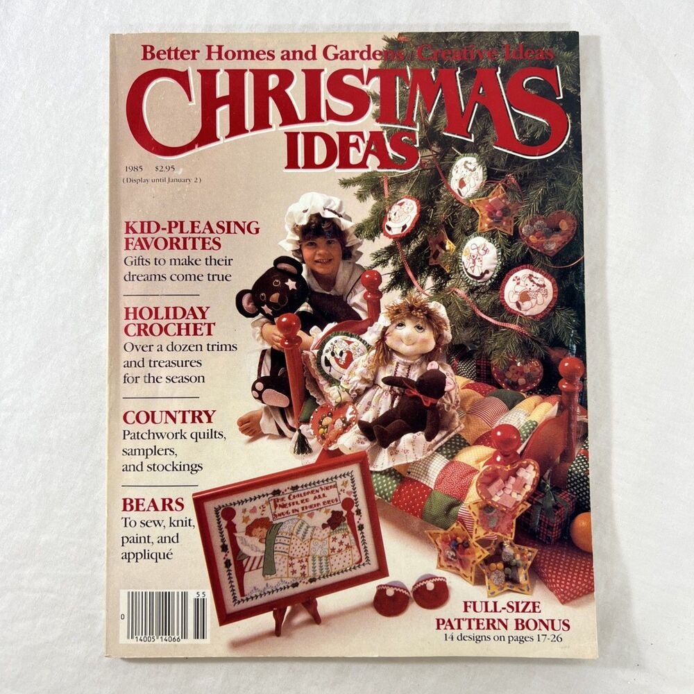 Better Homes & Gardens - Vintage - Christmas Holiday Baking Crafting - 1985